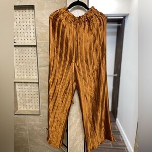 Anthropology high wasted Plisse wise leg pant. XXS